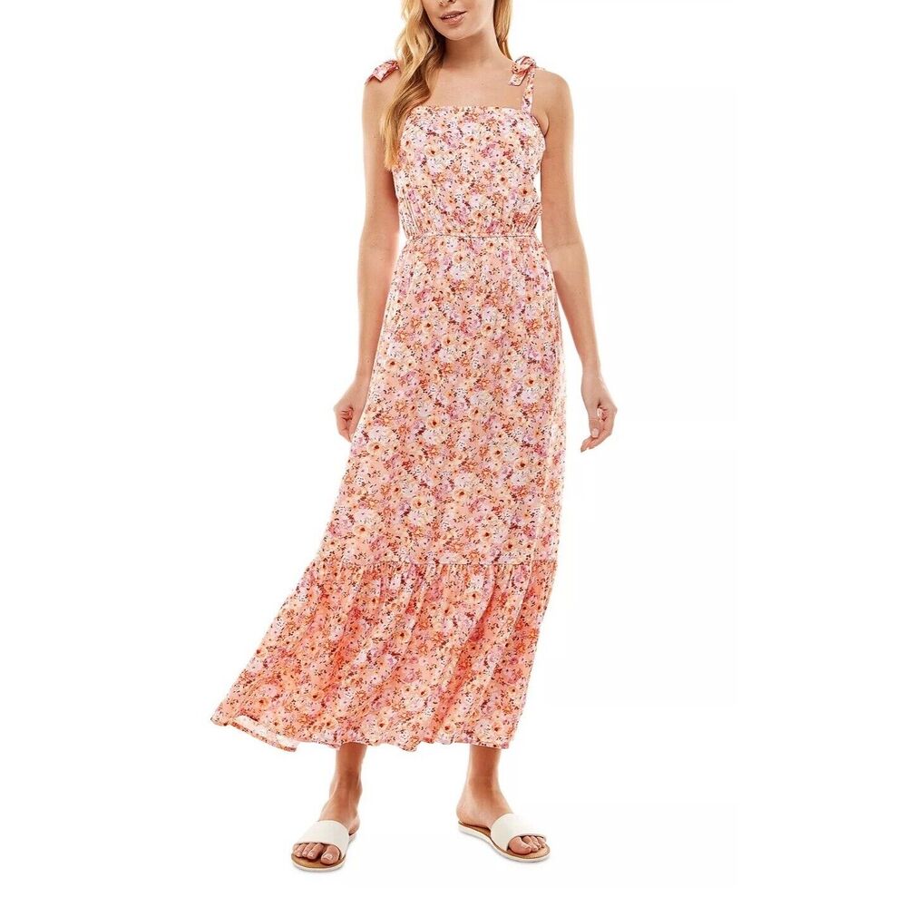 Kingston Grey Women's Floral Day Maxi Sun Dress Size Small